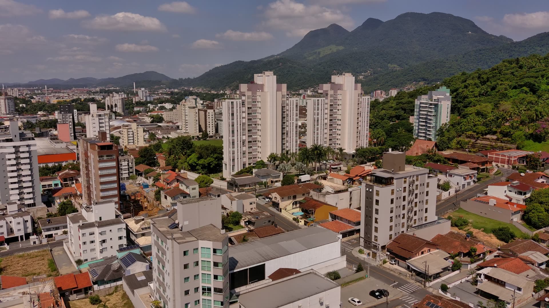 Edifícios da Proma vistos por drone